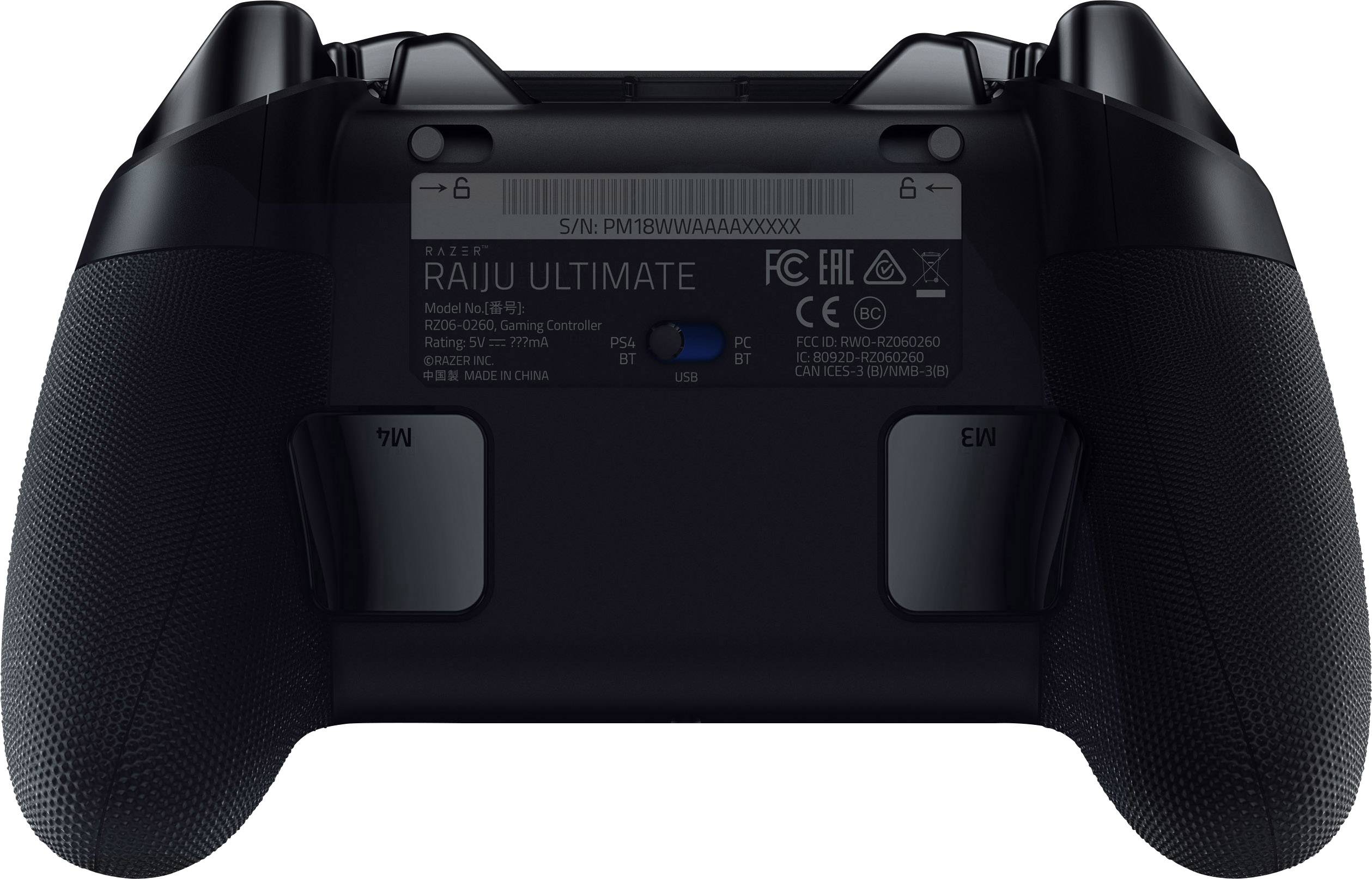 Razer Raiju Ultimate Edition Gamepad PlayStation 4, PC Schwarz