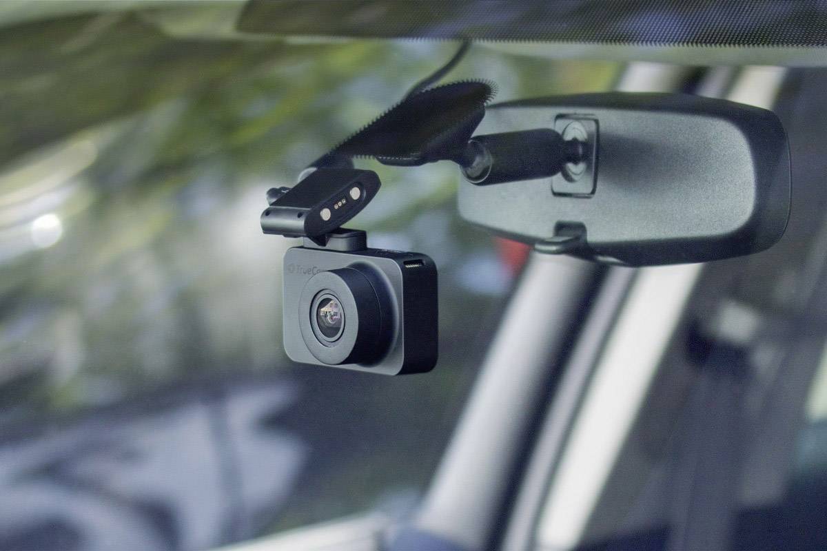 Caméra embarquée TrueCam M5 WiFi TRCM5W Angle de vue horizontal=150 ° avec écran, Wi-Fi 1 pc(s)