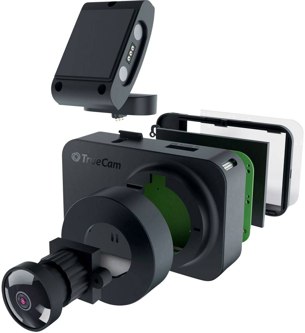Caméra embarquée TrueCam M5 WiFi TRCM5W Angle de vue horizontal=150 ° avec écran, Wi-Fi 1 pc(s)