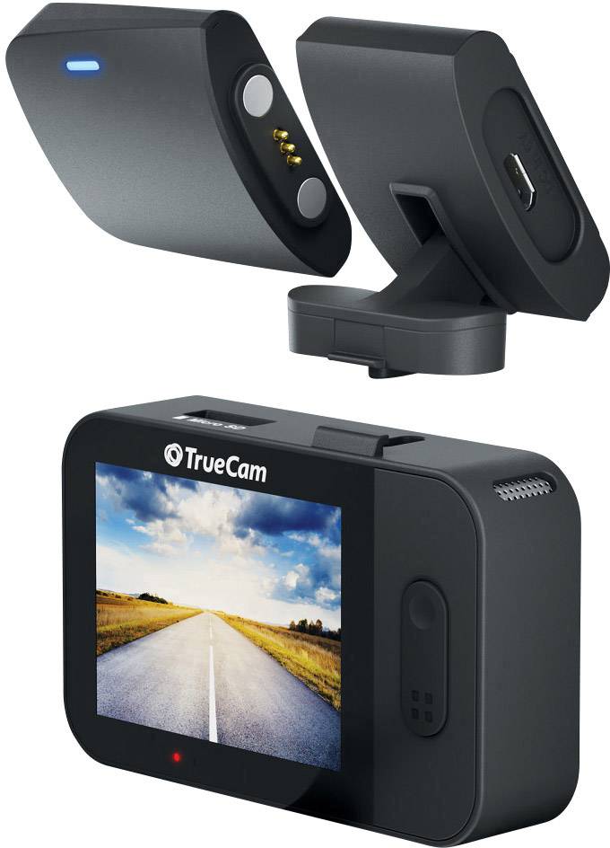 Caméra embarquée TrueCam M5 WiFi TRCM5W Angle de vue horizontal=150 ° avec écran, Wi-Fi 1 pc(s)