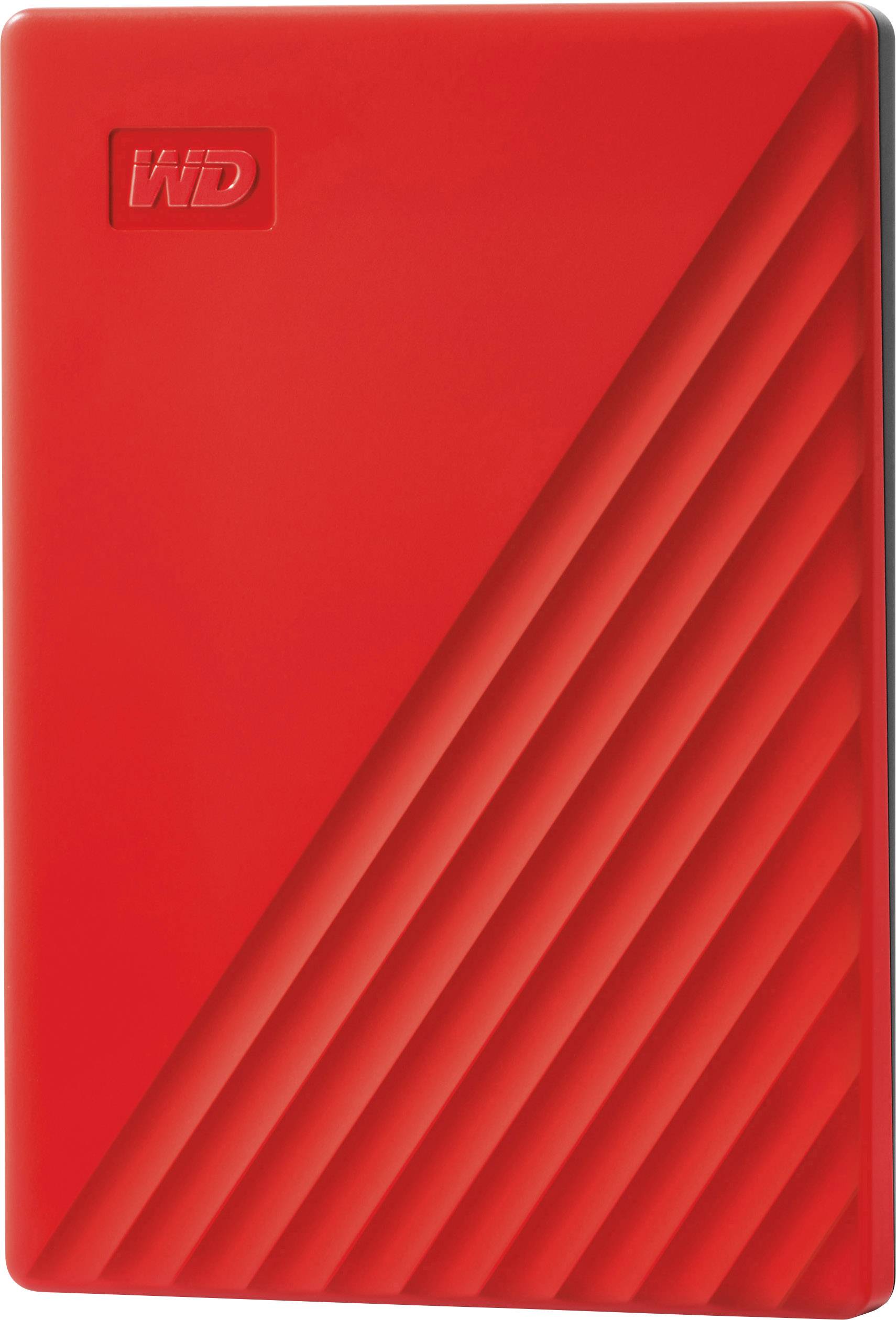 WD My Passport 4 TB Disque dur externe 2,5" USB 3.1 (Gen 1) rouge WDBPKJ0040BRD-WESN