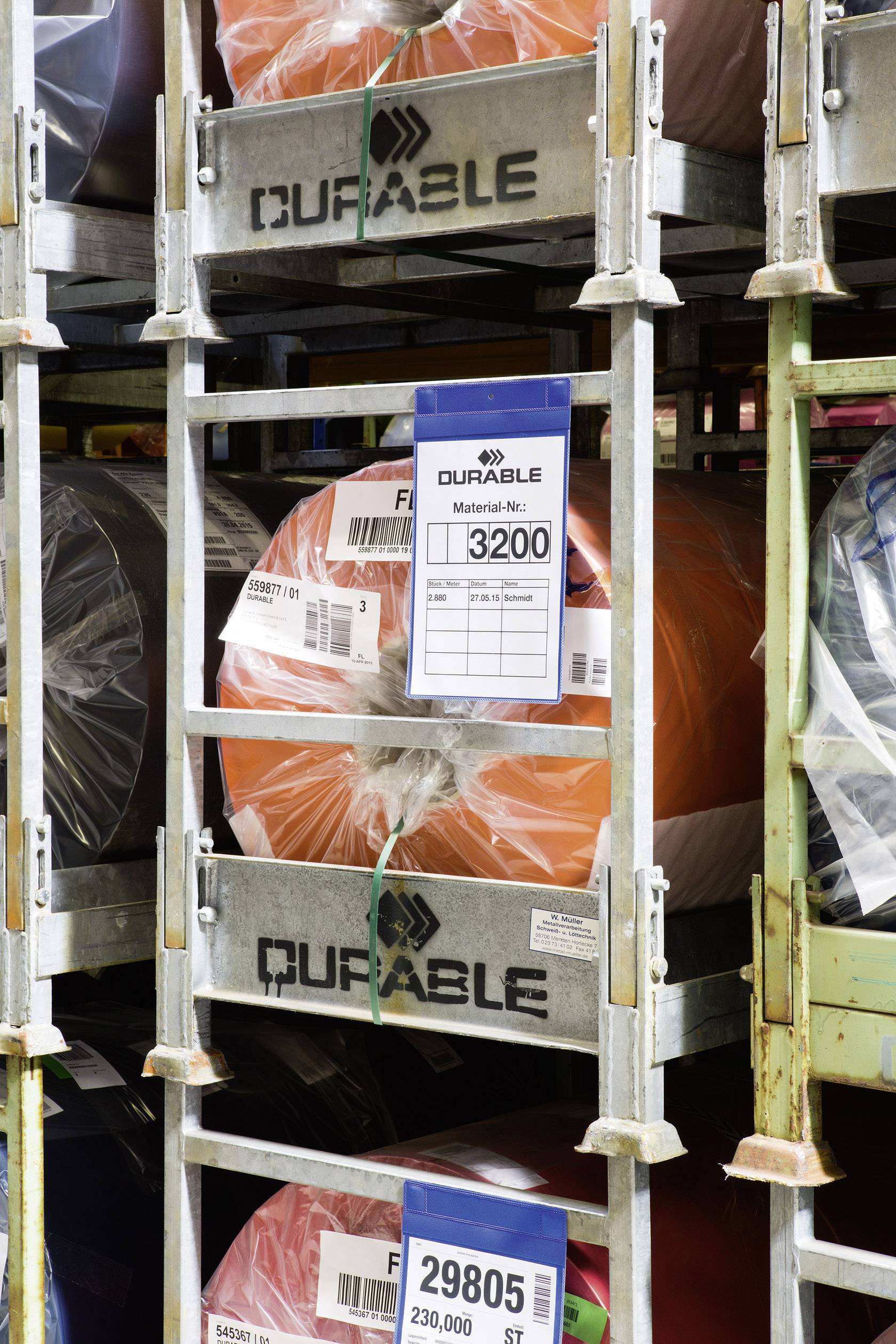 Pochette d'identification magnétique (l x H) 223 mm x 368 mm 10 pc(s)