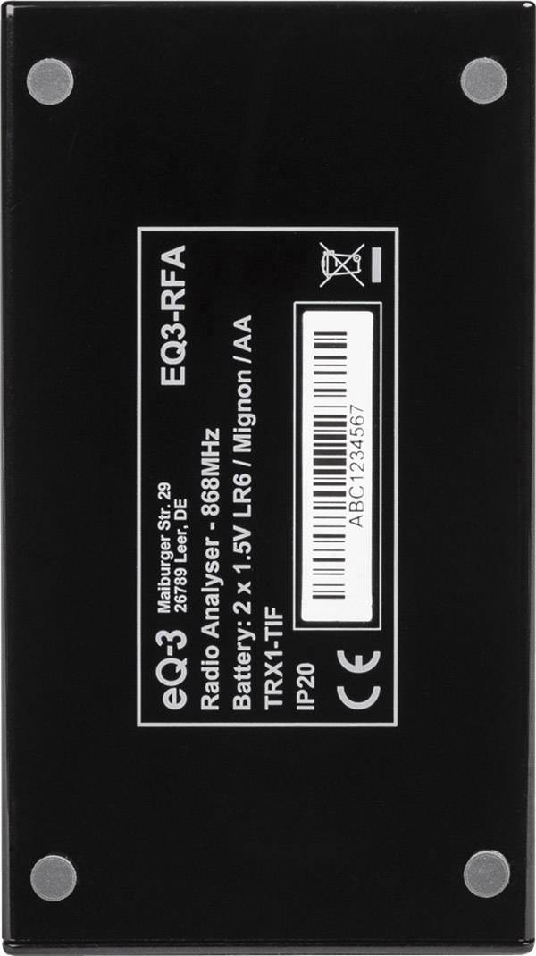 Homematic IP sans fil Analyseur EQ3-RFA