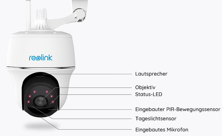 Reolink Argus PT rlarpt WLAN IP Überwachungskamera