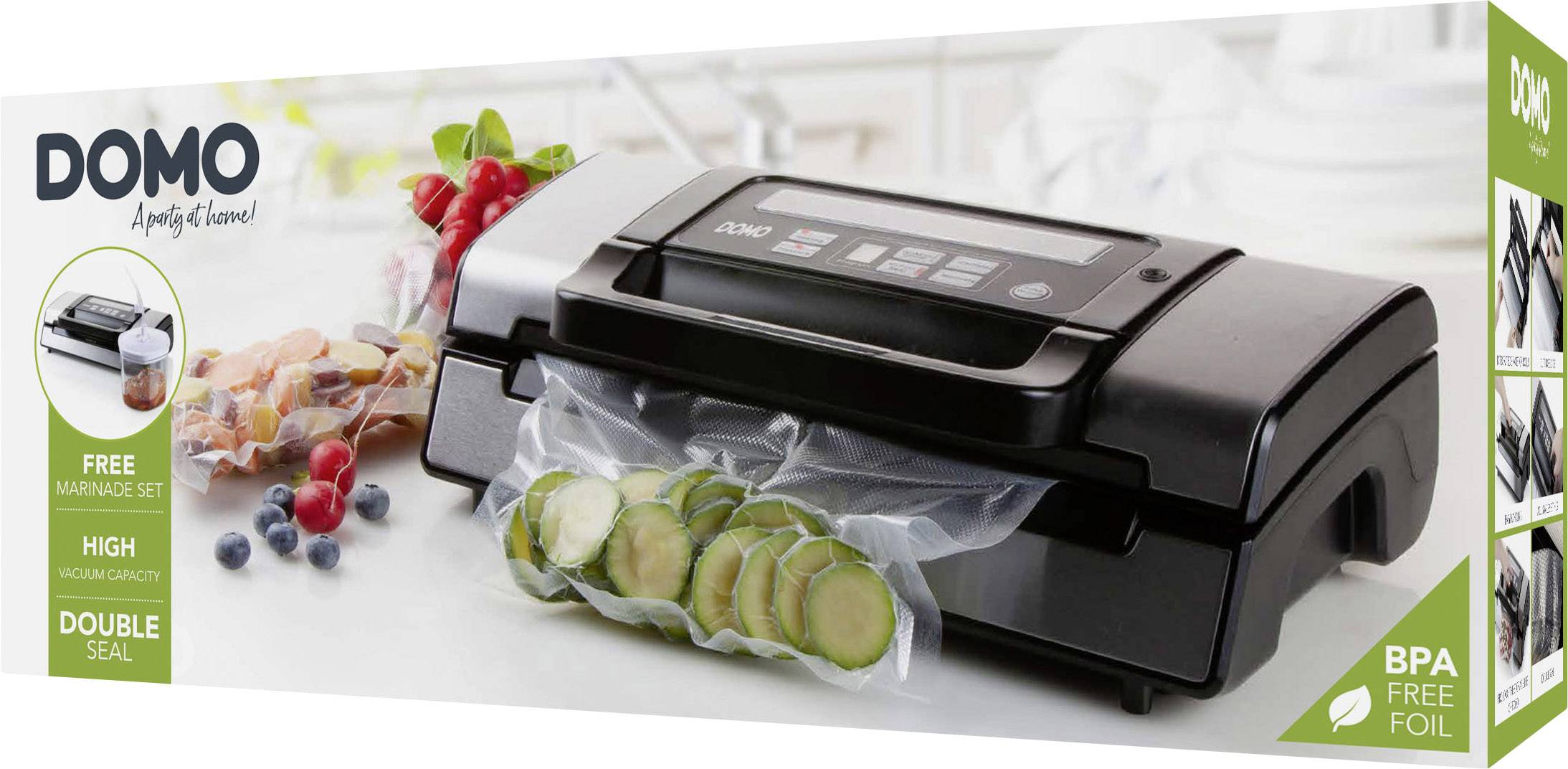 Emballeuse sous vide DOMO DO331L avec système de ventilation 1 pc(s)