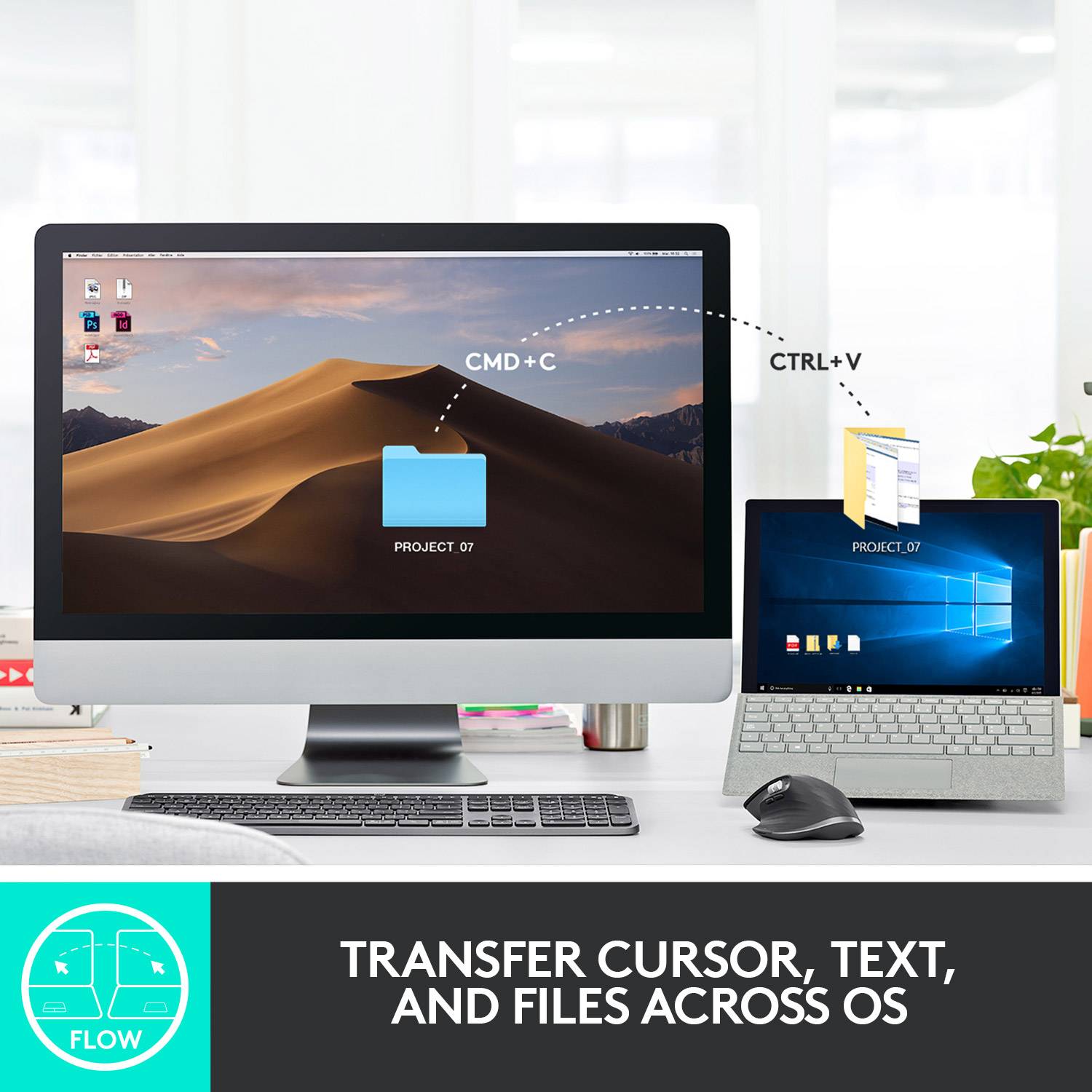 Souris ergonomique sans fil Bluetooth, radio Logitech MX Master 3 Advanced