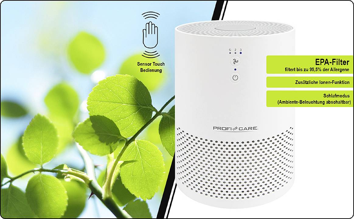 Profi-Care 330750 PC-LR 3075 Purificateur d'air 20 m² blanc