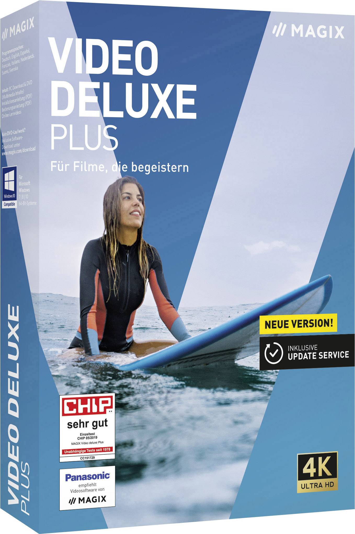 Magix Video deluxe Plus version complète, 1 licence Windows Montage vidéo