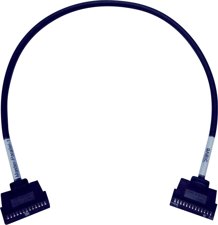 Un câble SATA noir utilisé pour connecter des composants informatiques tels que des disques durs et des cartes mères.