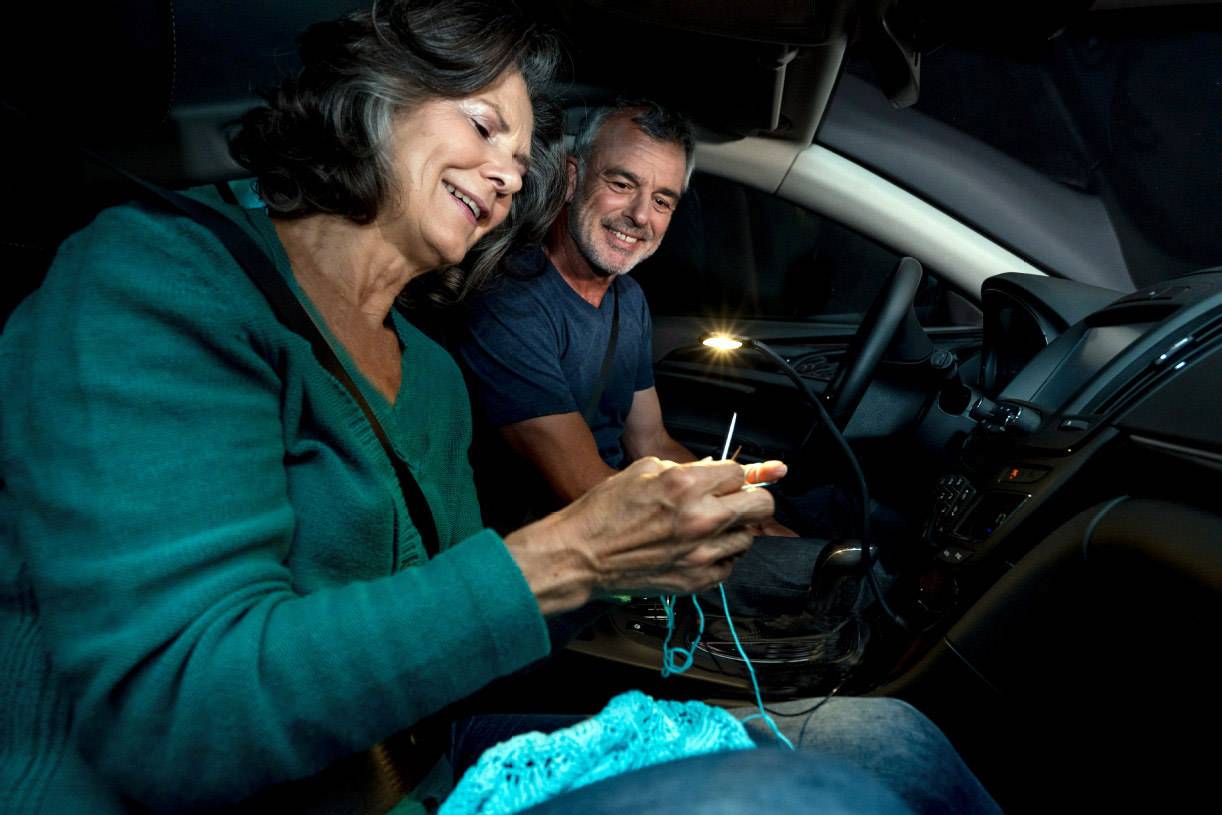 Lampe de lecture, Lampe LED pour habitacle OSRAM ONYX-USB (L x l x H) 460 x 9 x 25 mm