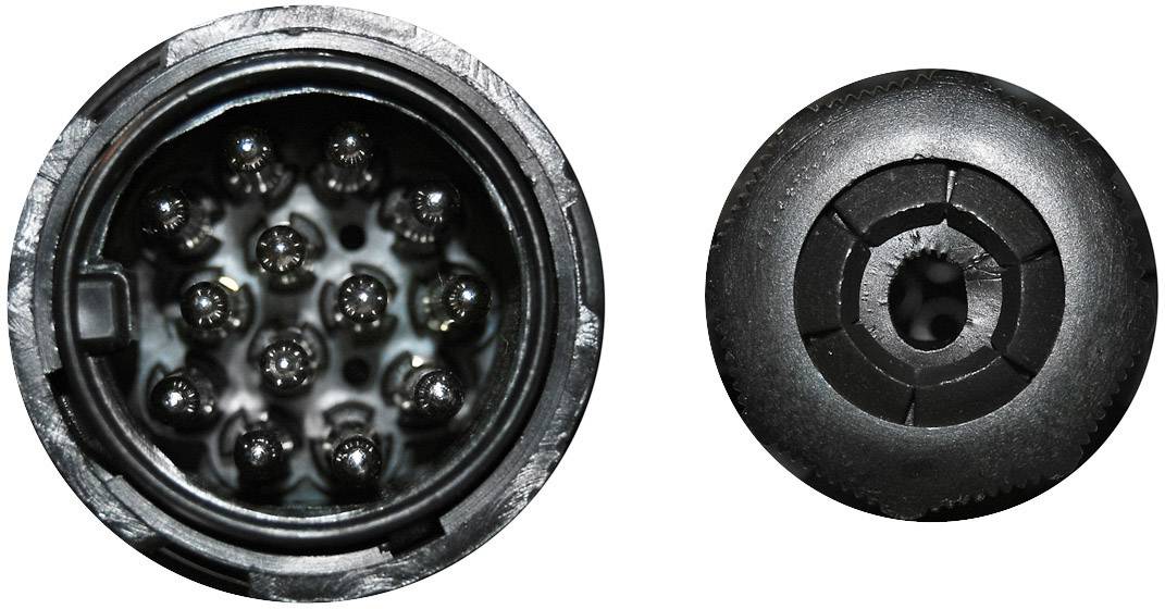 TFA Stecker 88004 Prise mâle pour remorque [ - prise mâle 13 pôles] plastique