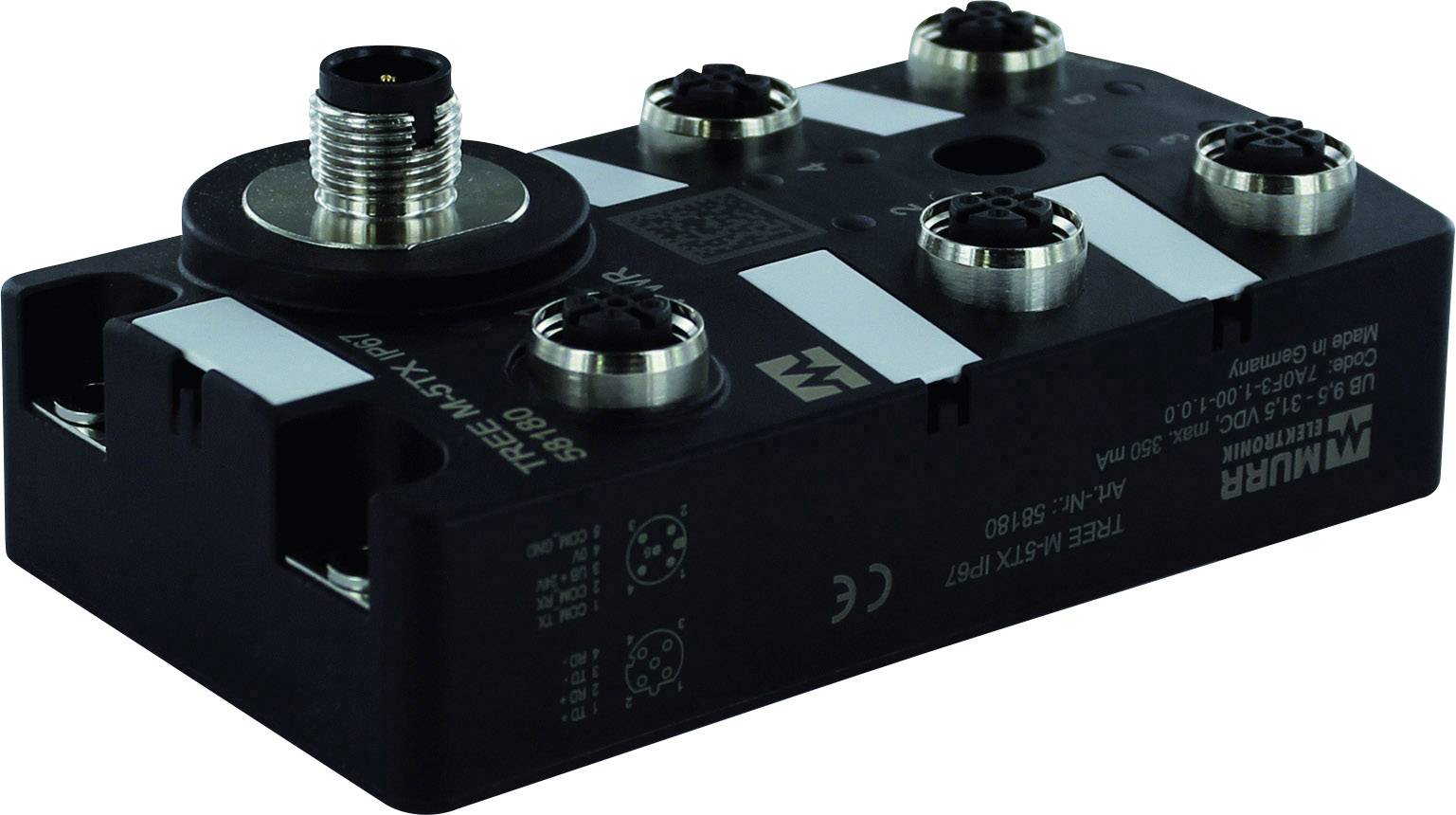 Switch réseau administrable Murrelektronik TREE M-5TX PN IP67 5 ports 10 / 100 MBit/s