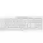 CHERRY Stream USB Clavier anglais US, QWERTY gris-blanc CHERRY Stream USB Clavier anglais US, QWERTY gris-blanc