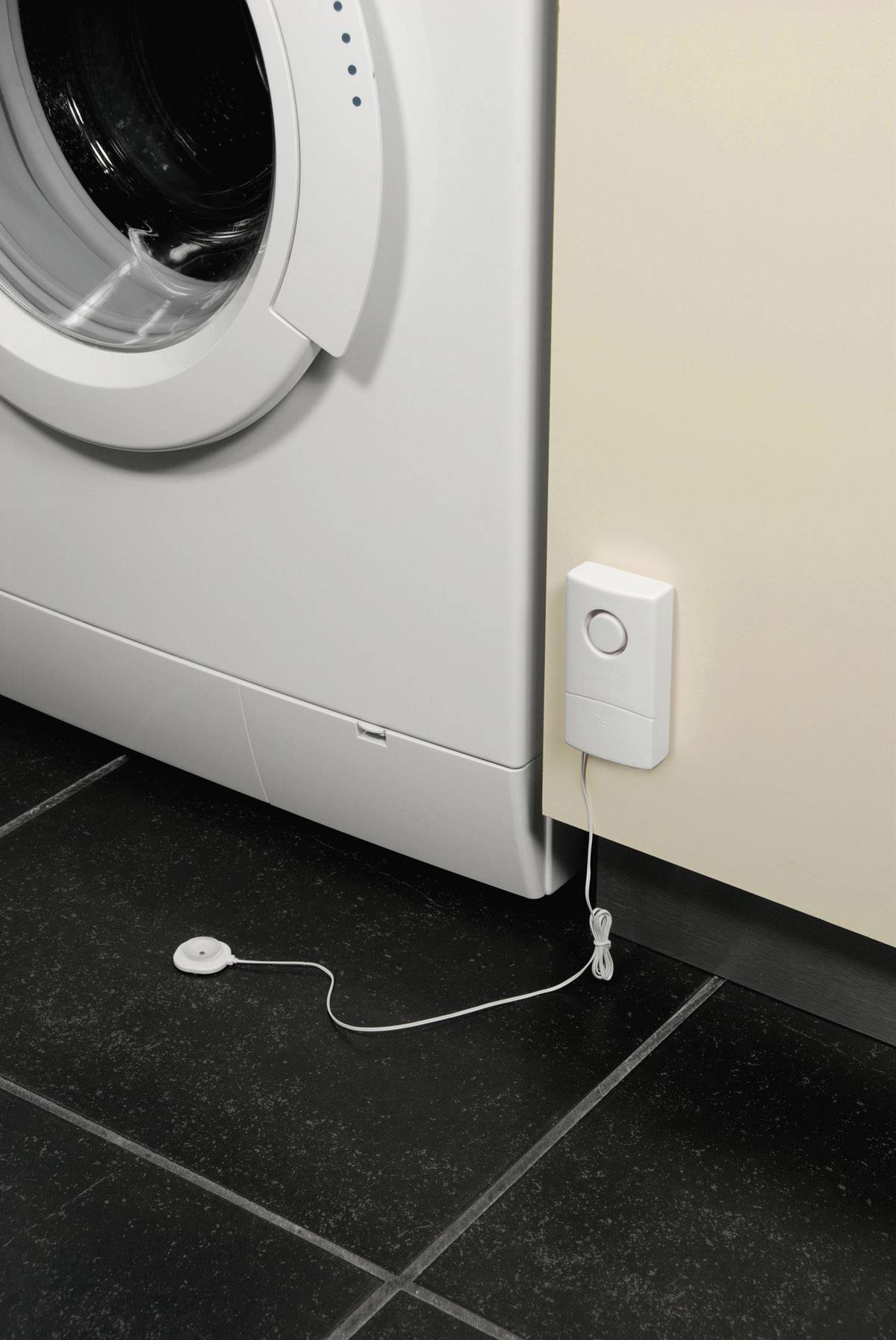 Détecteur d'eau PENTATECH 23003 avec capteur externe à pile(s)