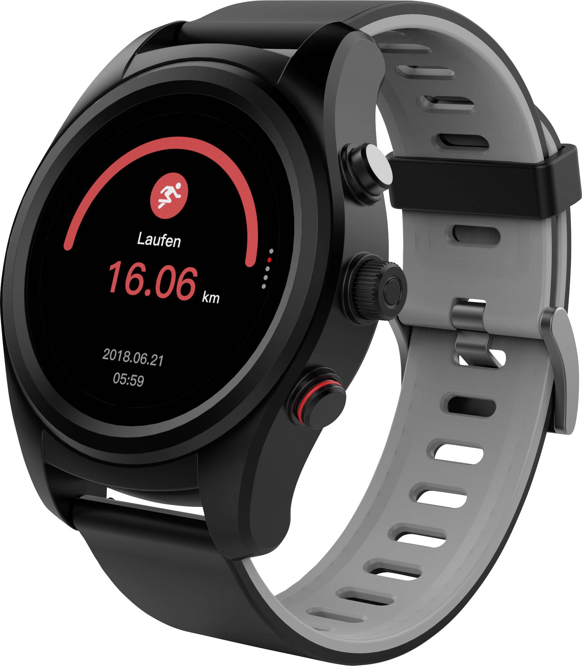 Bracelet connecté swisstone SW 750 Pro noir