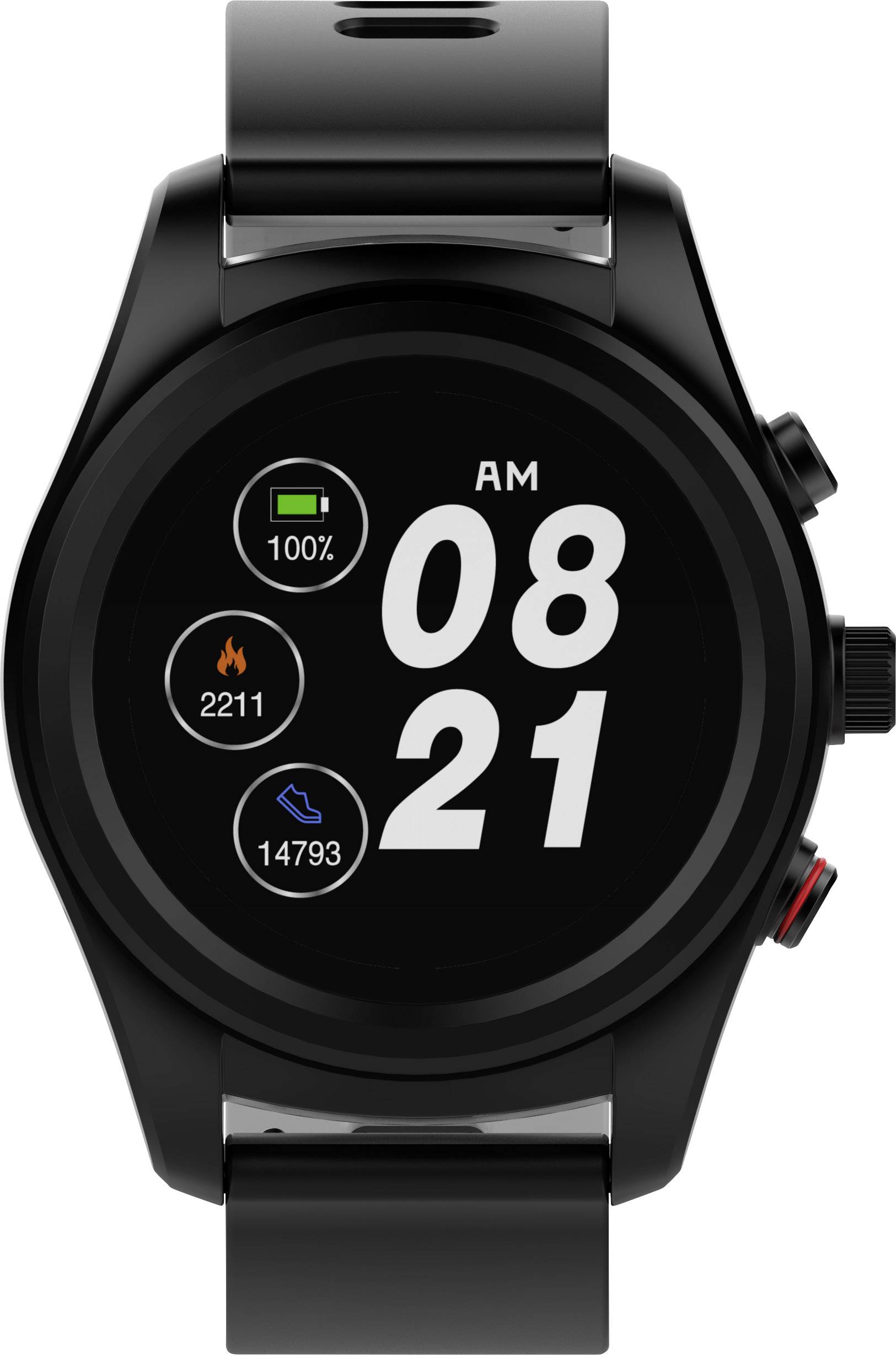 Bracelet connecté swisstone SW 750 Pro noir