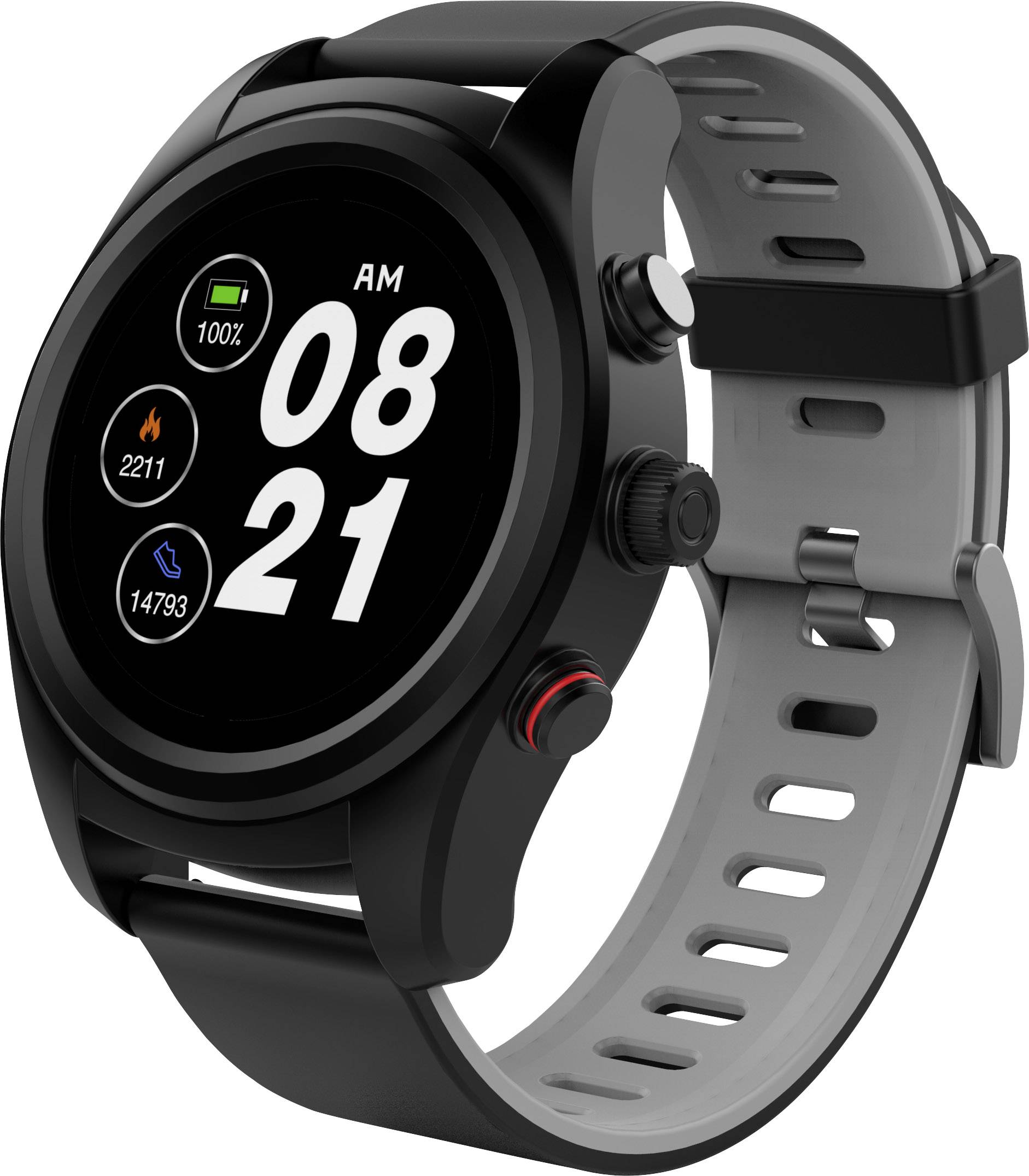 Bracelet connecté swisstone SW 750 Pro noir