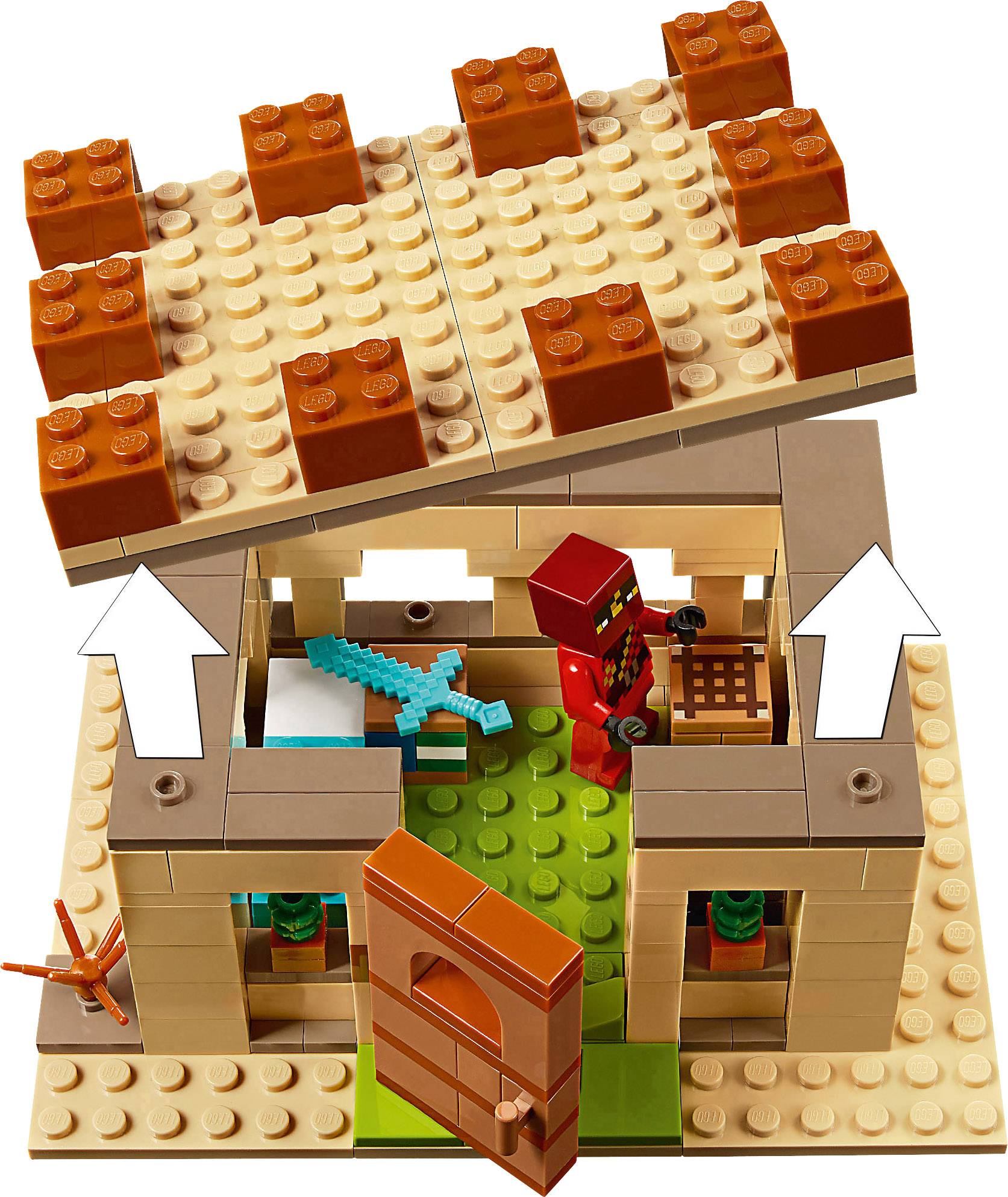 21160 LEGO® MINECRAFT L'attaque des villageois