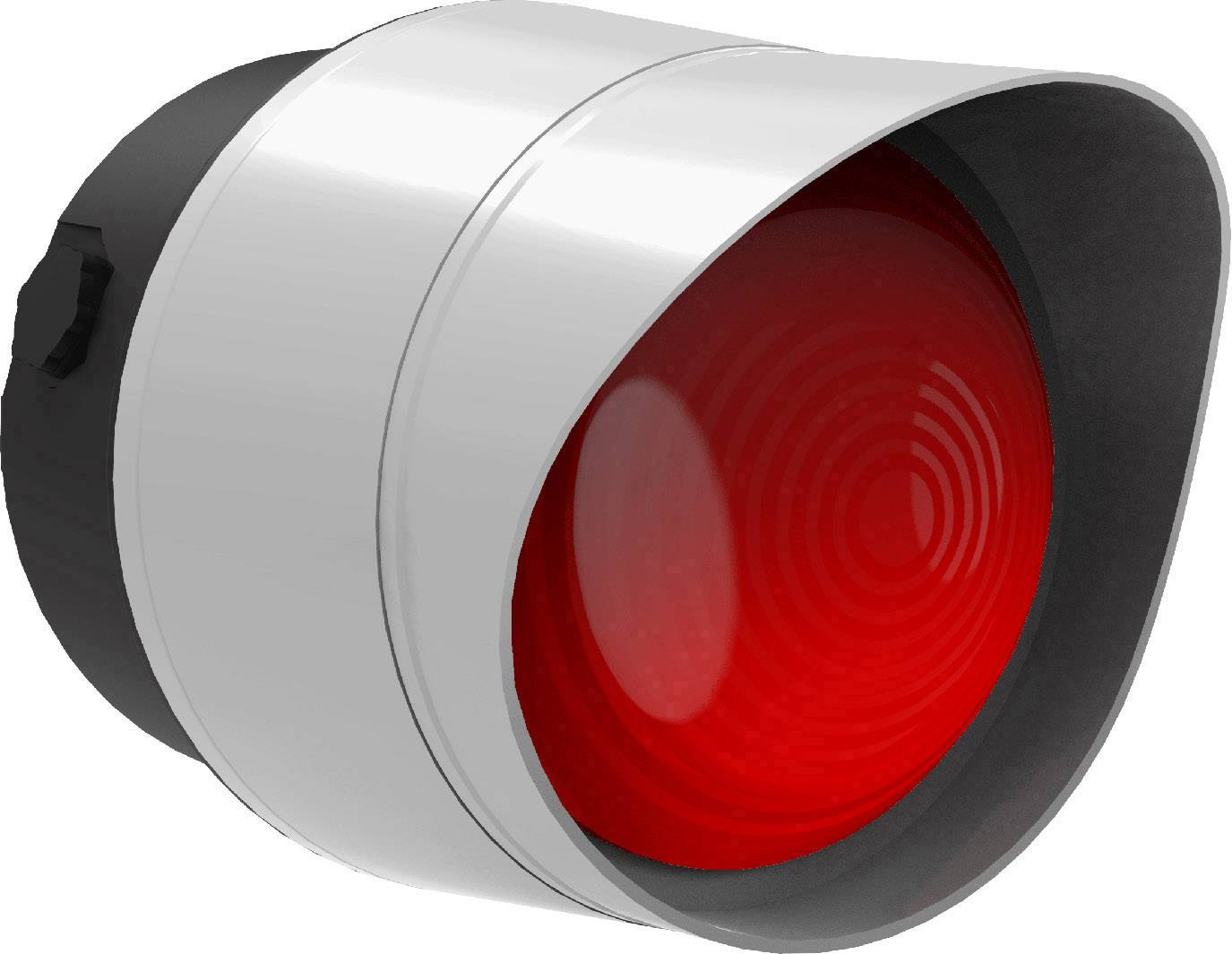 Bouton d'alarme rouge dans un support cylindrique, adapté aux situations d'urgence pour l'activation rapide d'alarmes ou de signaux d'avertissement.
