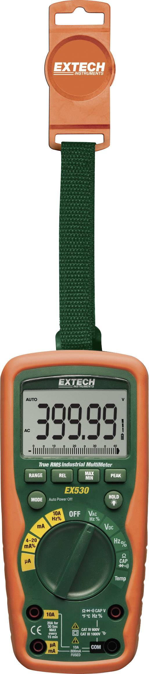 Extech EX505-K Multimètre numérique étanche (IP67) CAT IV 600 V Affichage (nombre de points): 4000