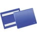 Durable 176307 Pochette pour étiquettes, autoadhésive bleu foncé (l x H) 163 mm x 120 mm DIN A6 horizontal Durable 176307 Pochette pour étiquettes, autoadhésive bleu foncé (l x H) 163 mm x 120 mm DIN A6 horizontal