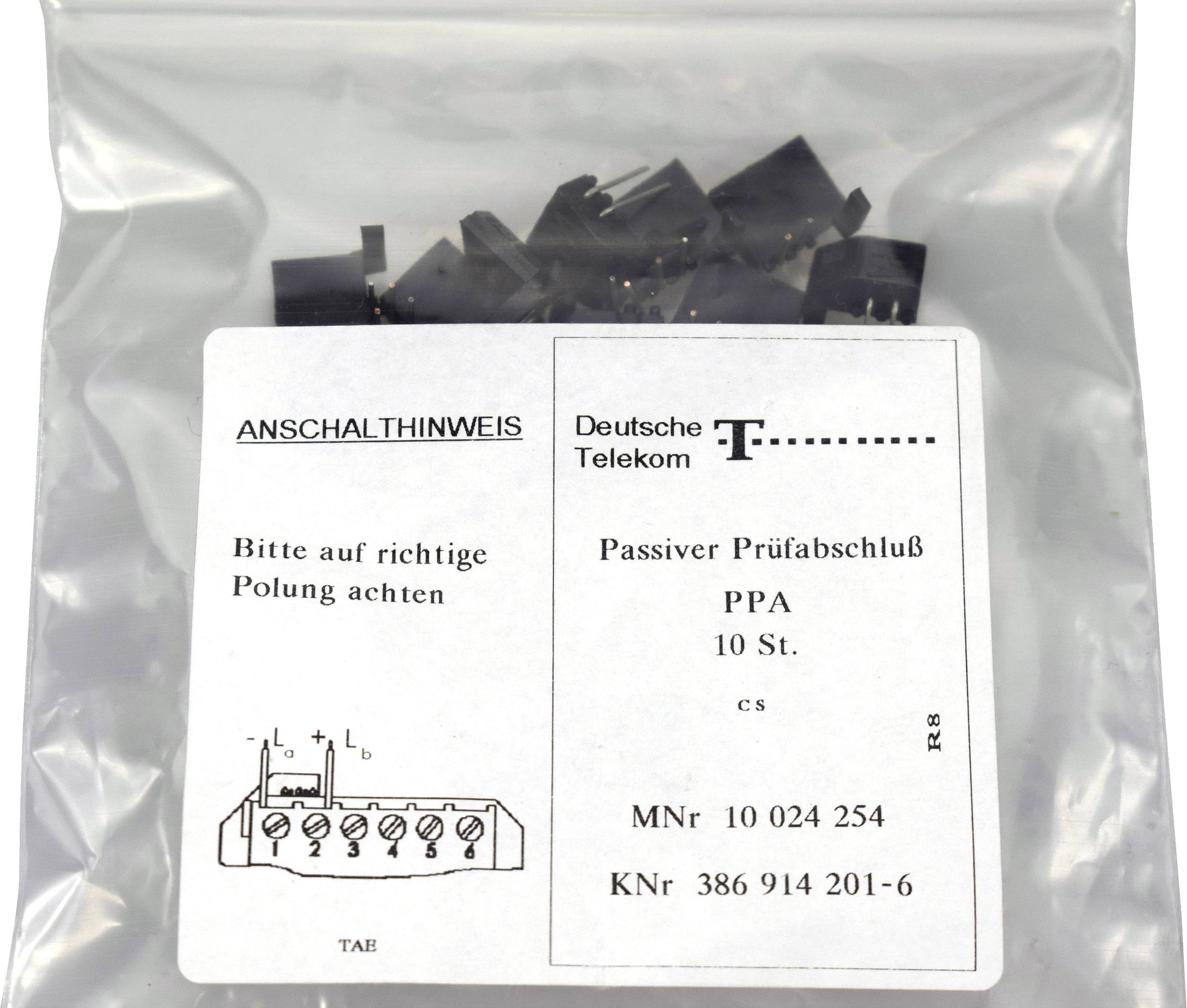 KOMOS 0.1000-50 Terminaison de test passive noir