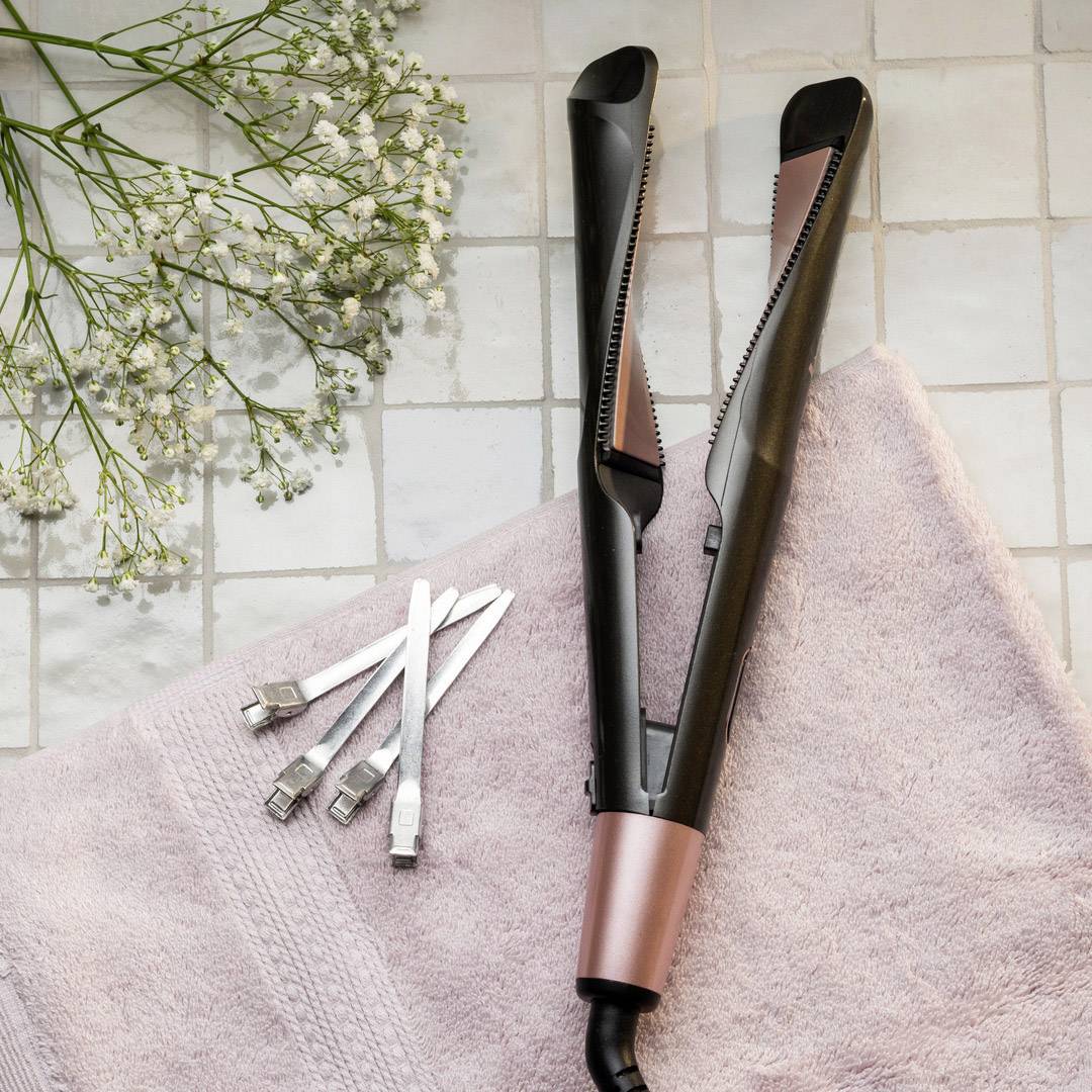 Remington S6606 Fer à lisser noir, rose