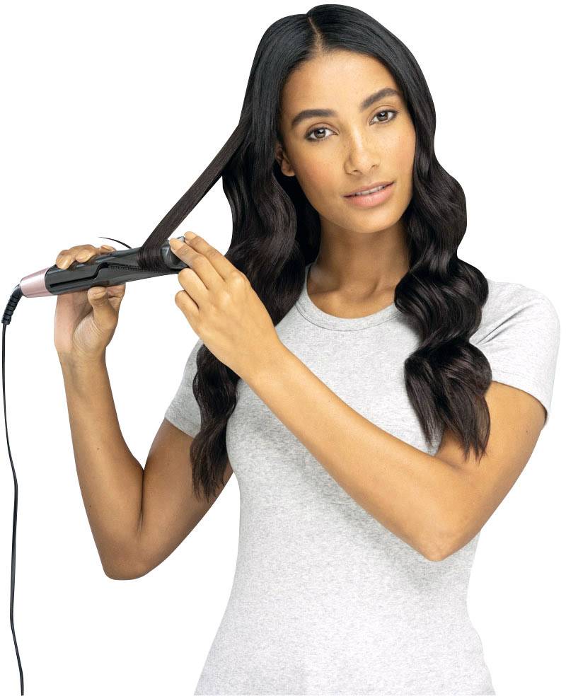 Remington S6606 Fer à lisser noir, rose