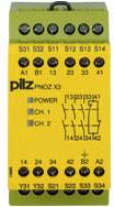 Bloc logique de sécurité PNOZ X3 24VAC 24VDC 3n/o 1n/c 1so PILZ Tension de fonctionnement: 24 V/DC 3 NO (T), 1 NF (R) (l x H x P)