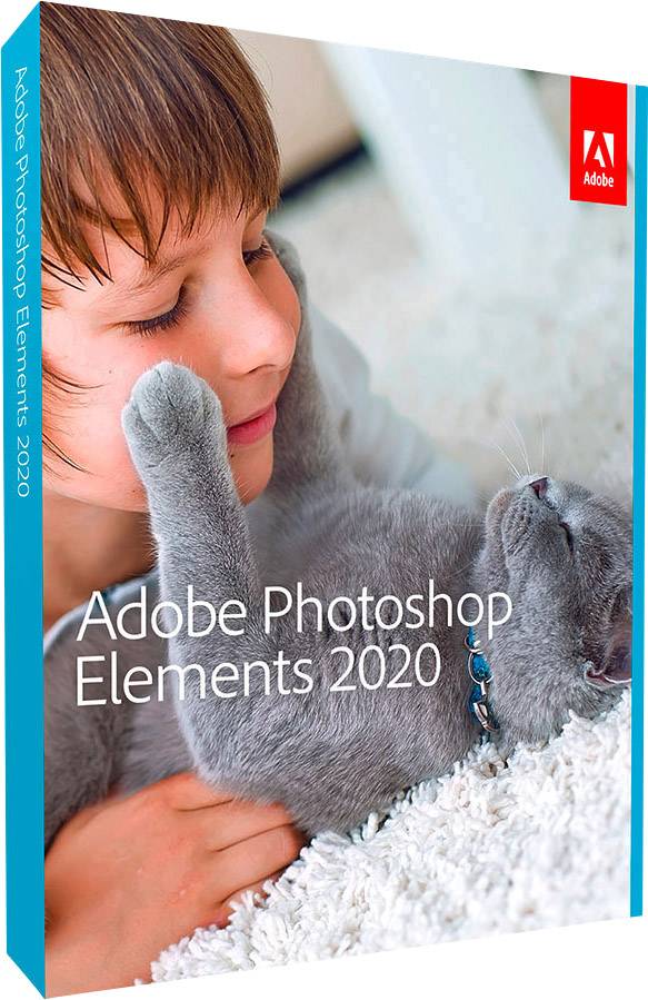 Adobe Photoshop Elements 2020 Vollversion, 1 Lizenz Windows, Mac Bildbearbeitung