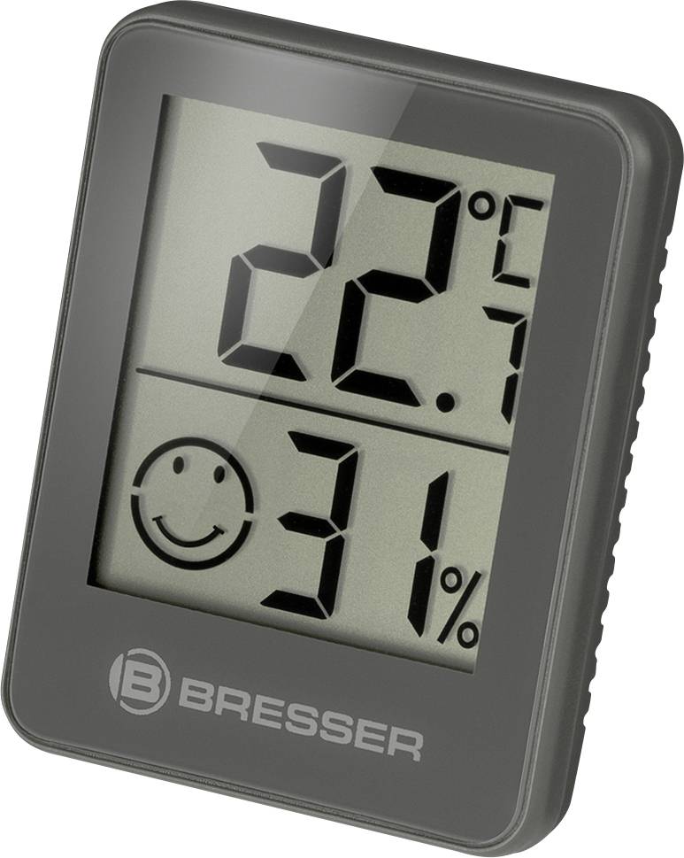 Bresser Optik Temeo Hygro Indikator 3pack Thermo-hygromètre gris