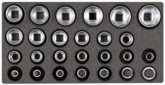 Gedore RED R22150009 Jeu de clés à douille 26 pièces 3301708