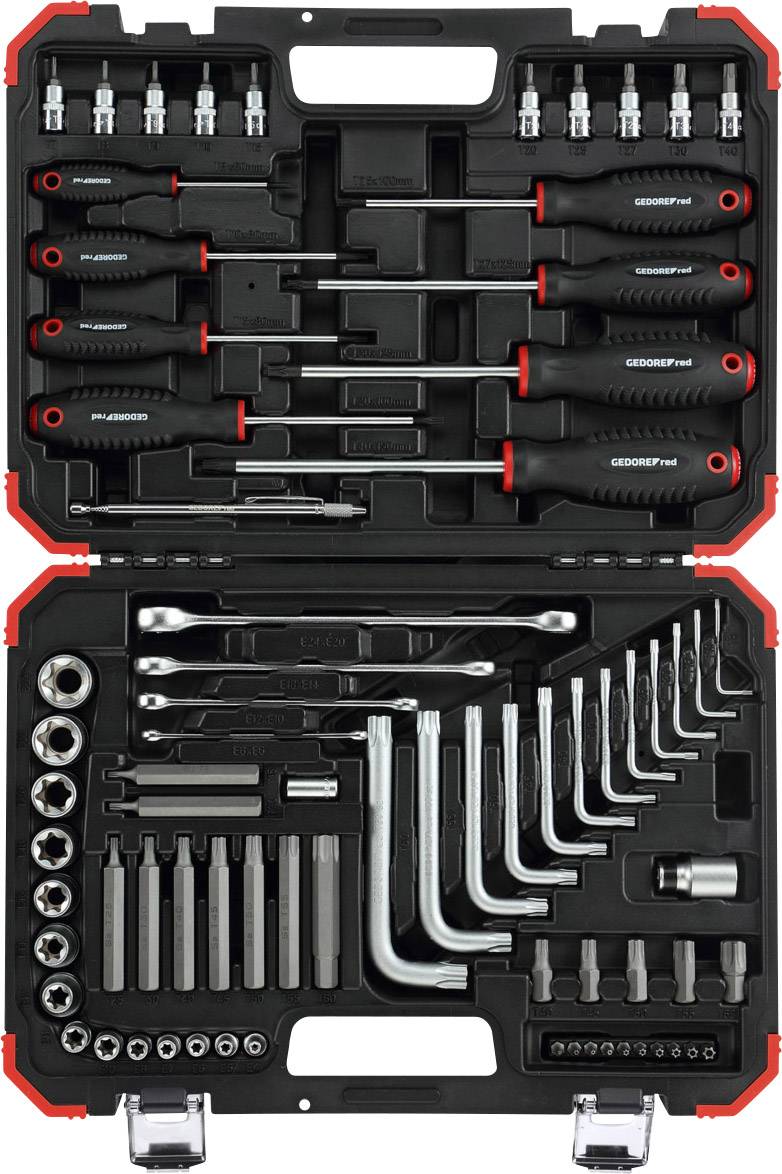 Gedore RED R68003075 3301575 Jeu d'outils 75 pièces