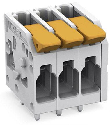 Borne pour circuits imprimés WAGO 2604-1108 4 mm² Nombre de pôles 8 1 pc(s)