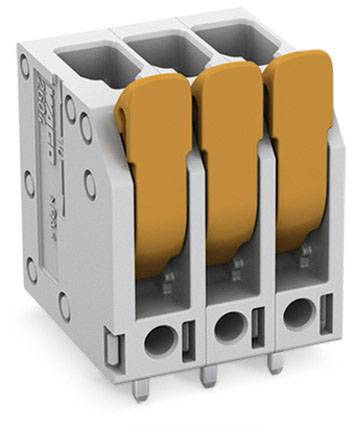 Borne pour circuits imprimés WAGO 2604-3108 4 mm² Nombre de pôles 8 1 pc(s)