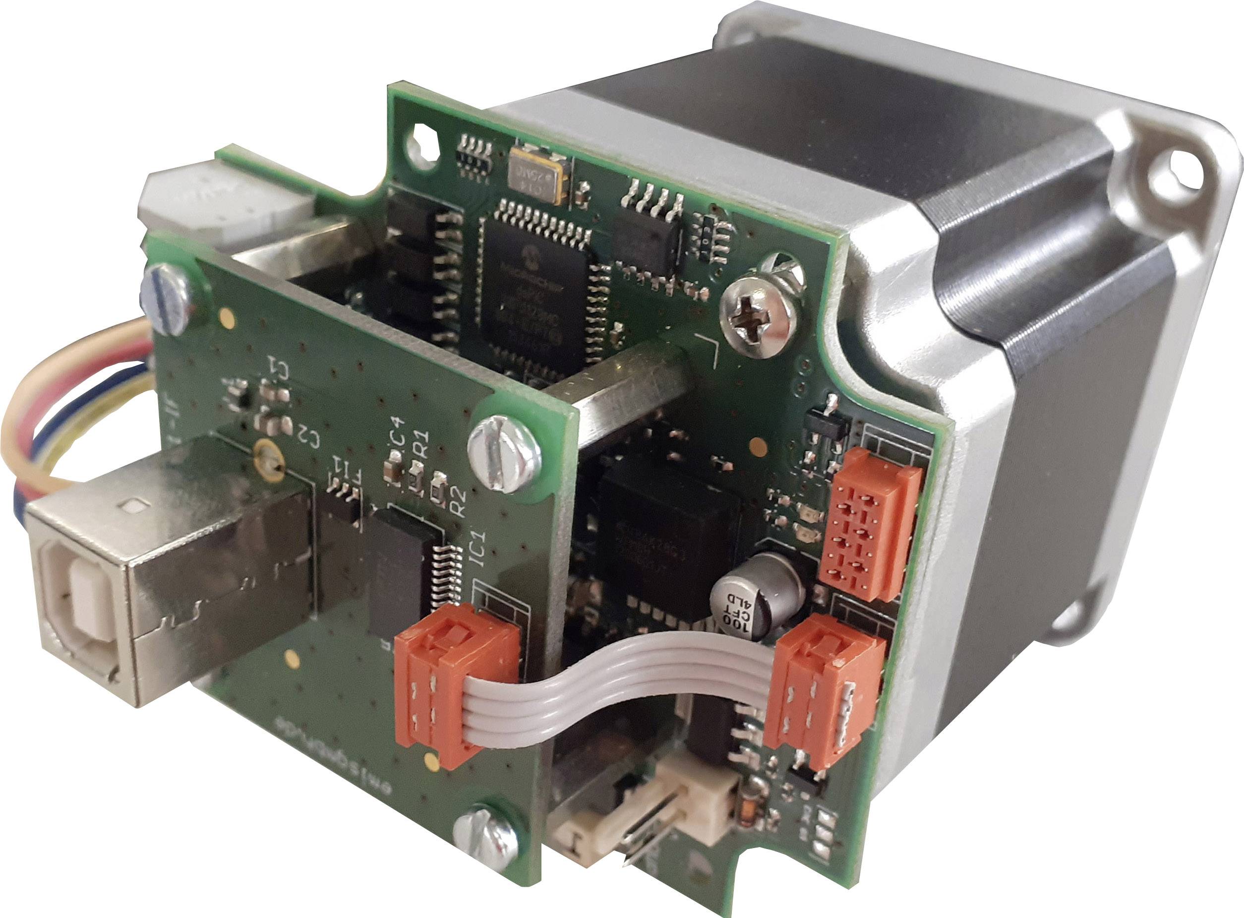 Emis Moteur pas à pas avec commande SMC-dMOT-56 SMC-dMOT-56 1.1 Nm 0.7 A 0.7 A Diamètre de l'arbre: 6 mm