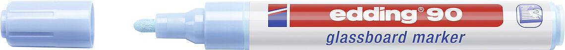 Edding e-90 4-90010 Marqueur pour tableaux bleu clair 2 mm, 3 mm