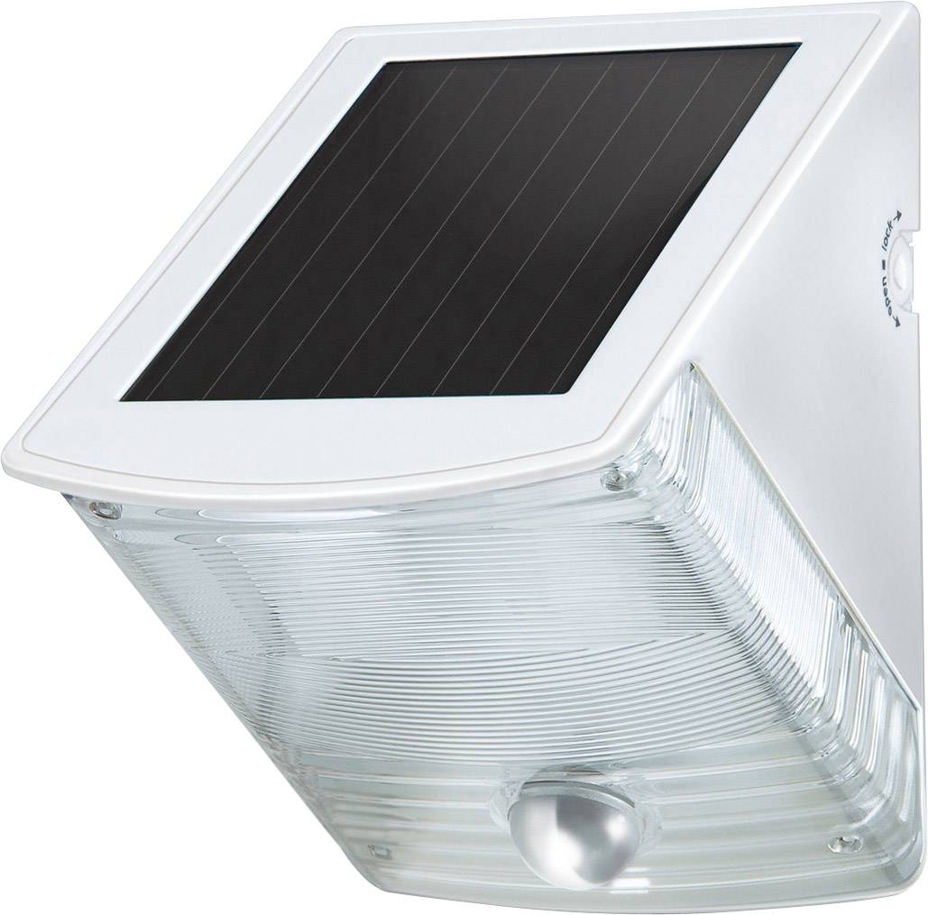 Brennenstuhl 1170870 Applique solaire 1 W blanc lumière du jour blanc, gris