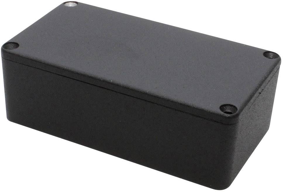 Hammond Electronics 1590B2BK Boîtier universel 112 x 60 x 38 Aluminium coulé sous pression noir 1 pc(s)