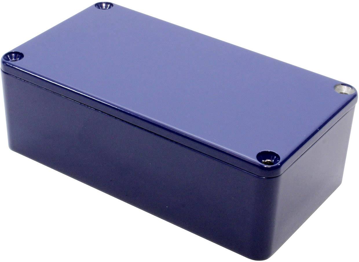 Hammond Electronics 1590B2CB Boîtier universel 112 x 60 x 38 Aluminium coulé sous pression bleu 1 pc(s)