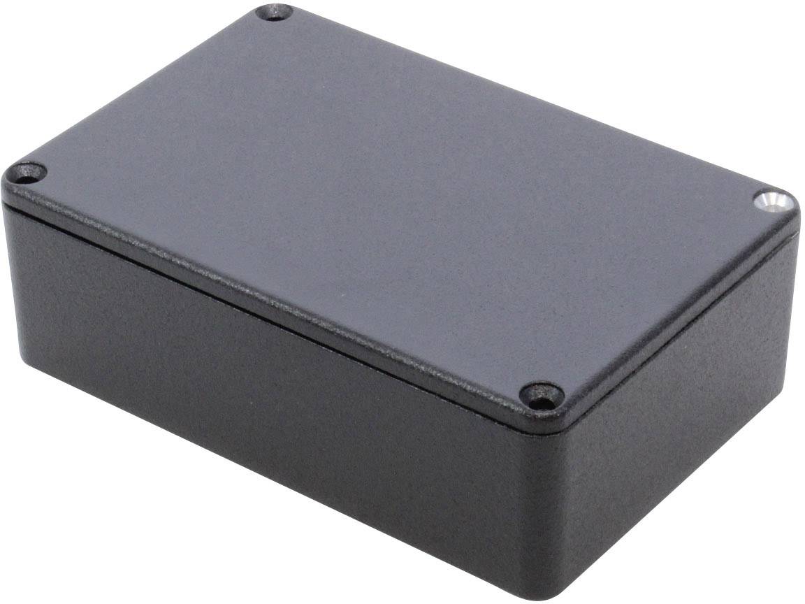 Hammond Electronics 1590B3BK Boîtier universel 116 x 77 x 38 Aluminium coulé sous pression noir 1 pc(s)
