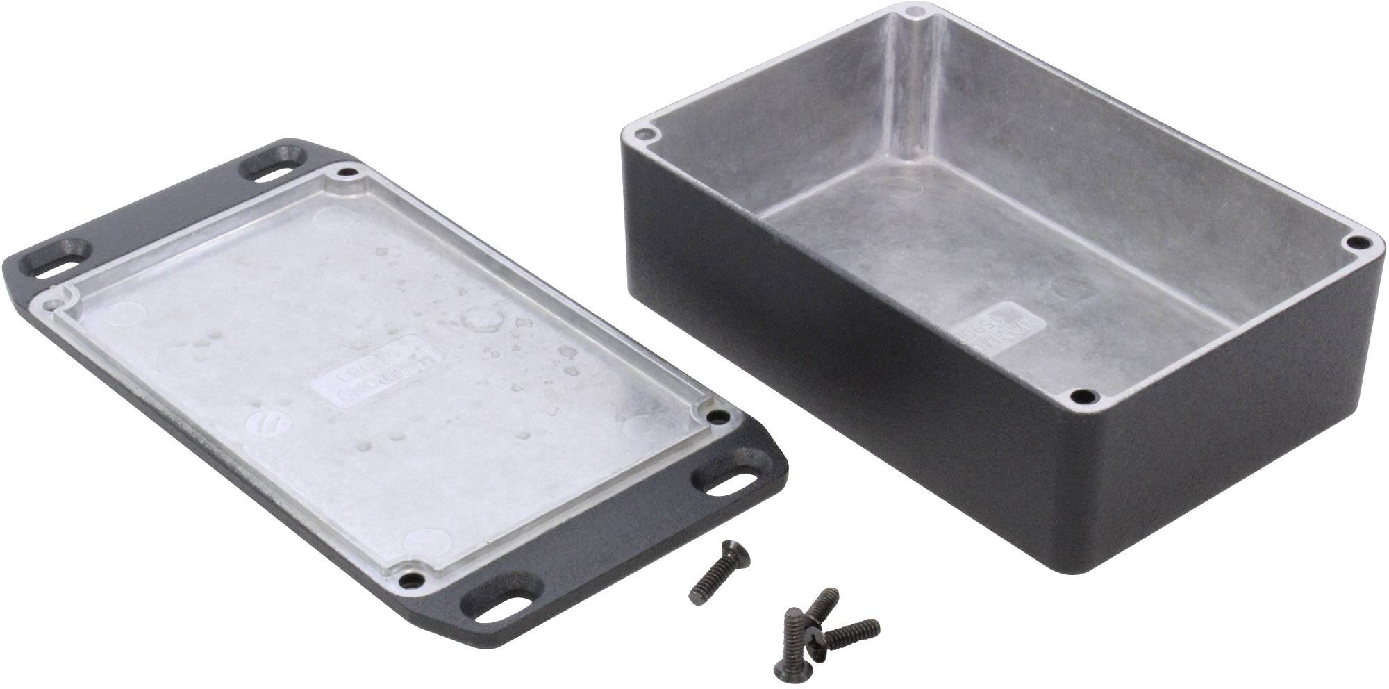 Hammond Electronics 1590B3FLBK Boîtier universel 116 x 77 x 38 Aluminium coulé sous pression noir 1 pc(s)