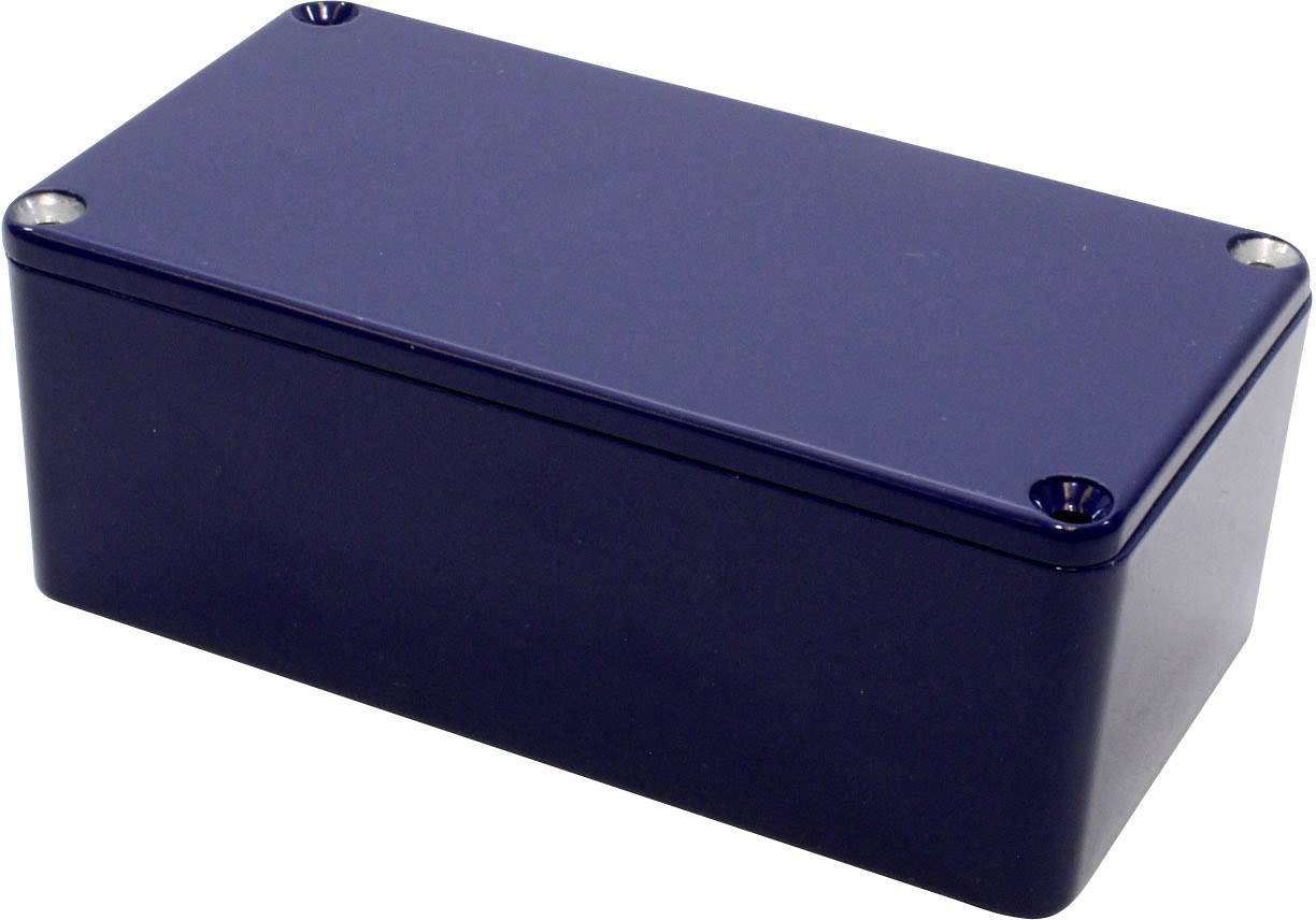 Hammond Electronics 1590BSCB Boîtier universel 112 x 60 x 38 Aluminium coulé sous pression bleu 1 pc(s)
