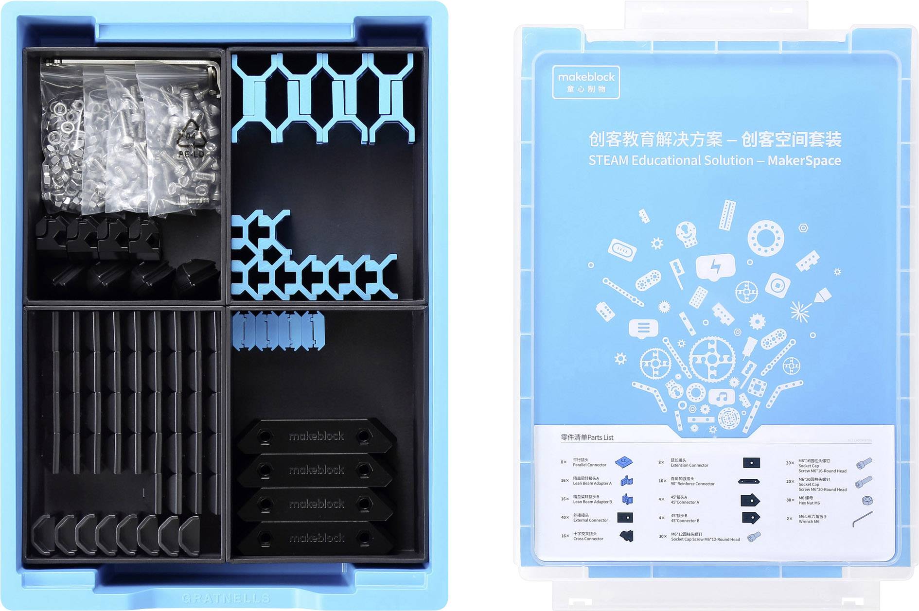 Makeblock Kits MakerSpace Accessoire Set complémentaire MakerSpace Lean Beam 2