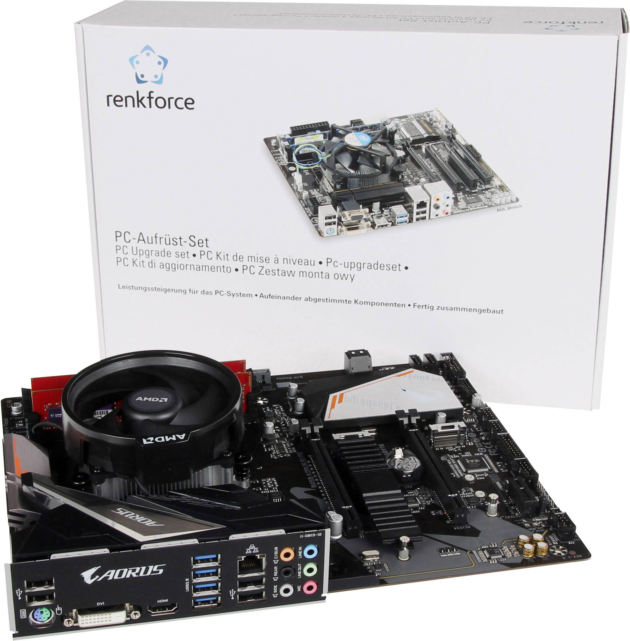 Renkforce Kit tuning PC AMD Ryzen 7 3700X 4.4 GHz 16 GB RAM DDR4 ATX