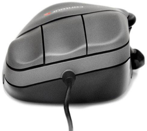 Souris Contour Design Mouse M USB optique ergonomique gris