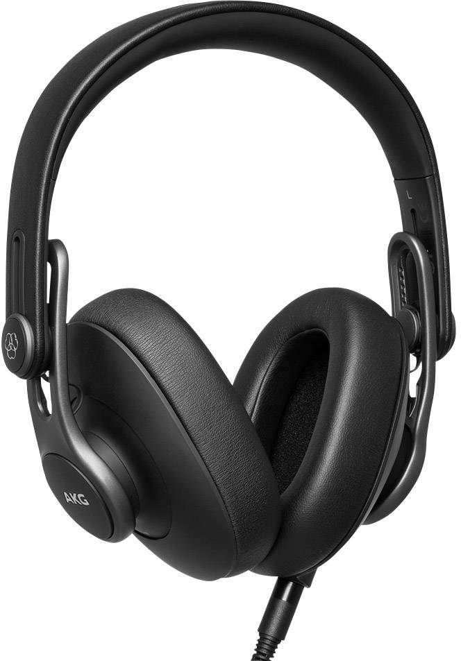 AKG K371 Casque supra-auriculaire filaire noir Noise Cancelling pliable pour le studio