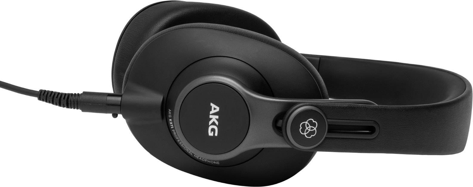 AKG K371 Casque supra-auriculaire filaire noir Noise Cancelling pliable pour le studio