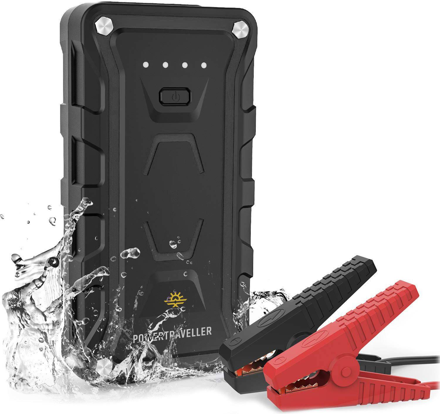 Power Traveller Redstart 50 Powerbank (batterie supplémentaire) 13000 mAh Quick Charge Li-Ion USB-A noir Extérieur, Affichage du