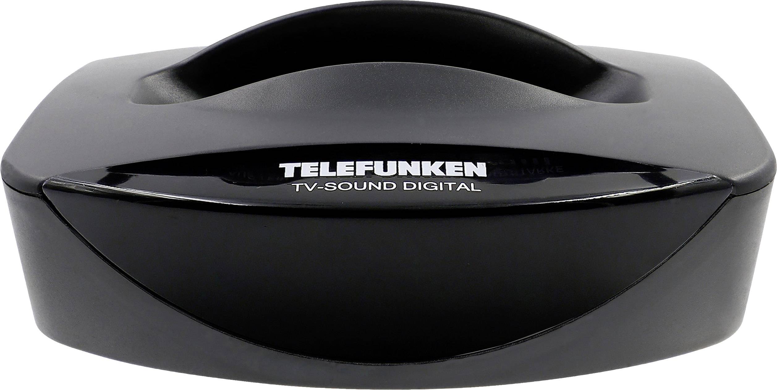 Telefunken T90121 Écouteurs intra-auriculaires sans fil noir avec station de base Bluetooth®, volume réglable